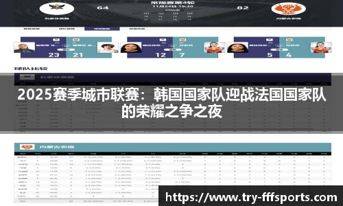2025赛季城市联赛：韩国国家队迎战法国国家队的荣耀之争之夜
